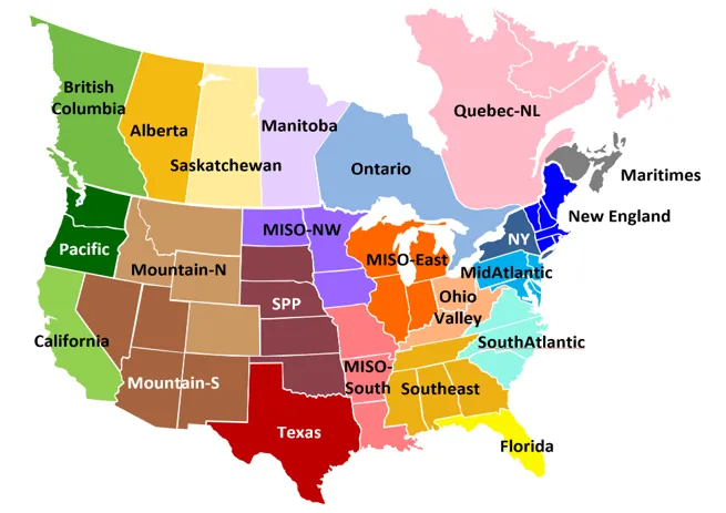 Canada REGEN map